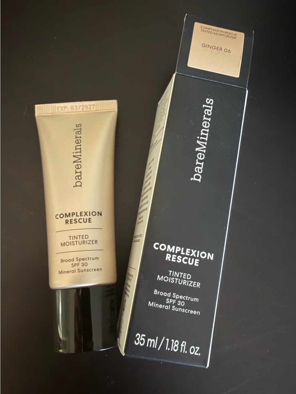 bareMinerals Complexion Rescue Tinted Moisturizer for Face SPF 30 GINGER